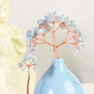 Gravier de cristal naturel avec couvercle en <span class=keywords><strong>verre</strong></span>, arbre de cristal paysager, ornement décoratif - Product Image 6