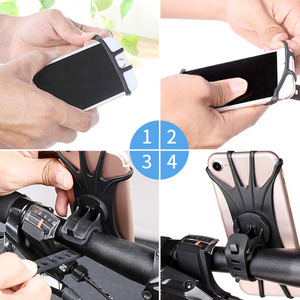 <span class=keywords><strong>Soporte</strong></span> para Teléfono de Bicicleta, <span class=keywords><strong>Soporte</strong></span> para Manillar de Motocicleta, Rotación de 360 Grados, Silicona, el Mejor <span class=keywords><strong>Soporte</strong></span> para Teléfono de Motocicleta - Product Image 5