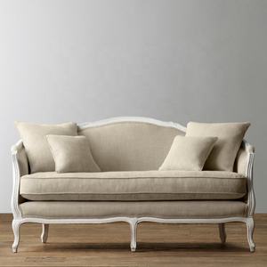 Juego de sofás tallados seccionales de madera antigua Americana para casa, muebles para sala de estar - Product Image 4