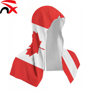 Serviette à capuche personnalisée en polyester à séchage rapide, protection solaire UV, bandes rafraîchissantes pour le cou, serviettes rafraîchissantes pour la tête avec motif drapeau pour le sport et les jeux - Product Image 4