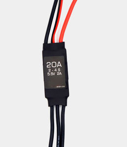 2-6S Brushless Metal ESC Speed Controller for <b>RC</b> Aircraft Flight Model with Programmable Settings and Parameter Adjustment - Product Image 5
