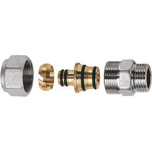 Stainless Steel Chrome Male Nipples Complete Set-3/<b>4</b> <b>X</b> <b>26</b> <b>X</b> 3 Smooth Forging Coupler Connectors NPT BSP 12mm 50mm Box 1 Piece - Product Image 1