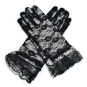 Gants en Dentelle Jacquard Fleurs Vente Directe Usine, Gants de Mariage pour Femme, pour Fête et Décoration - Product Image 5