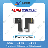 Boîtier de réparation de données Face ID AY avec détection de batterie, réparation de couleur, programmeur multifonction de restauration pour la série 14, conception à clapet