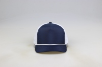 Casquette de baseball OEM imperméable perforée à 5 panneaux avec logo personnalisé
