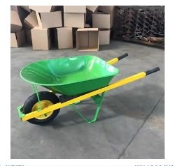 Brouette en acier TIANHAIDA 200kg avec poignée carrée WB6001 robuste Durable renforcer la brouette de roue en béton industriel - Product Image 2