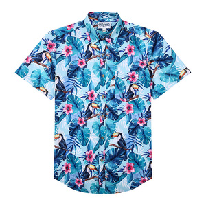 Camicia floreale Casual da <span class=keywords><strong>uomo</strong></span> con stampa digitale a manica lunga con stampa floreale personalizzata con stampa floreale da <span class=keywords><strong>uomo</strong></span> <span class=keywords><strong>camicie</strong></span> da <span class=keywords><strong>uomo</strong></span> - Product Image 4