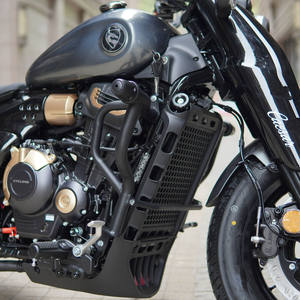 Kit de sacoches latérales et de porte-bagages arrière, sacoches universelles imperméables avec pare-chocs et dossier rabattable pour <span class=keywords><strong>Cyclone</strong></span> RA600, Saike Long RA600 - Product Image 6