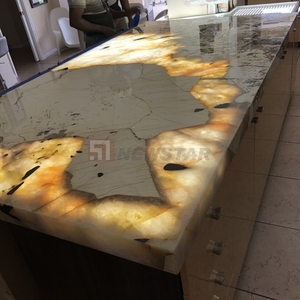 Newstar tự nhiên quartzit tấm giá patagonia đá LED Bếp bàn đảo cho biệt thự hiện đại nội thất nhà tu sửa - Product Image 2