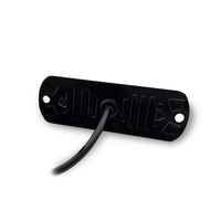 12-24V 4 LED ambre calandre véhicule stroboscopique camion Van voiture tout-terrain barre lumineuse d'urgence voyant d'avertissement d'urgence