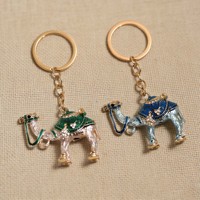 Vente directe des fabricants de nouveaux souvenirs touristiques tendance, pendentif en alliage de zinc, porte-clés en forme de chameau