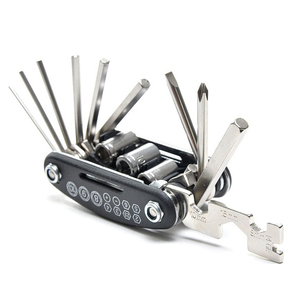 Clé Multifonction Portable pour VTT Vélo Moto, <span class=keywords><strong>Outil</strong></span> Multitool avec Douilles et Tournevis Allen pour Réparation en Randonnée - Product Image 6