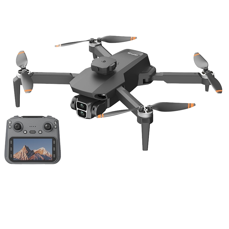 L106-1 LCD Large Color Screen GPS Drones Foldable 3-Axis Drone  Brushless Motor 1km Image Transmission Distance 8k Image