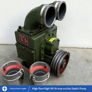 Pompa per aspirazione letame specializzata per aziende agricole, forte aspirazione, autoadescante, auto-drenante, pompa per acque reflue tipo 30, pompa per fossa settica per uso domestico - Product Image 5