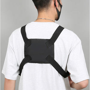 <span class=keywords><strong>Sac</strong></span> Poitrine Tactique Réfléchissant pour Homme, Nouveau Design, Extérieur, avec Double Poche Poitrine Étanche, <span class=keywords><strong>Sac</strong></span> à <span class=keywords><strong>Dos</strong></span> Noir avec Cadre Externe - Product Image 3