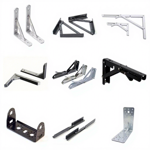 Fresado de ranura de flexión de corte láser de acero inoxidable de chapa de cobre personalizado con soporte de TV y soporte de panel solar - Product Image 1