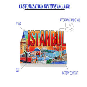 Magneti per Frigorifero Personalizzati OEM ODM a Forma di Bandiera e Moschea, Souvenir Turistico di <span class=keywords><strong>Istanbul</strong></span> Turchia, Stampa 3D in Resina - Product Image 6