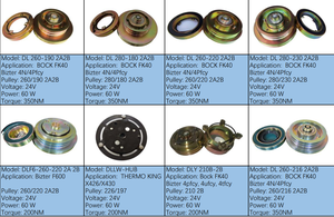 COACH BUS COMPRESOR DE AIRE ACONDICIONADO PIEZAS AC EMBRAGUE MAGNÉTICO PIEZAS DE AUTOBUS PIEZAS EMBRAGUE POLEA BOBINA - Product Image 4