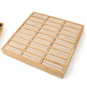 Beige 27-post bracelet tray(33*33*4cm)