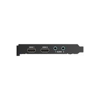 Carte de capture vidéo HDMI PCIe 2 canaux 4K30fps, enregistreur audio-vidéo en direct Ezcap