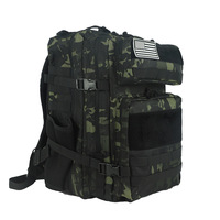 Sac à dos tactique Molle de grande capacité étanche antivol à la mode pour homme sac à fermeture éclair pour sport de plein air