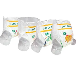 HOT SALE Baby Diapers With Leak Guard Made Of Fluff Pulp Full Size
