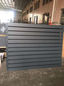 헤비 듀티 알루미늄 수평 판금 정원 울타리 패널 쉽게 조립 홈 보안 화면 가정용 금속 펜싱 포스트 - Product Image 3