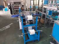 Machine de fabrication de housses de volant en plastique Deheng, moteur contrôlé par PLC, haute vitesse, utilisation facile, 220V 3.5kW, garantie 1 an