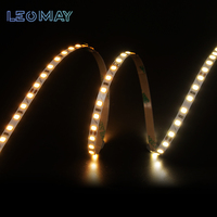 LEOMAY Haute Luminosité Grand Angle de Vue 120LEDs/M Cordon Lumineux 6W DC 24V SMD 2835 Led Strip avec 5mm de Largeur PCB