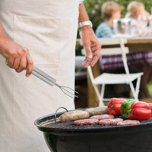 Annlpoy, 1 pieza, tenedores sostenibles <span class=keywords><strong>de</strong></span> acero inoxidable para patatas, brochetas Trident elegantes robustas para verduras, barbacoas, Manual <span class=keywords><strong>de</strong></span> lavado a mano - Product Image 4