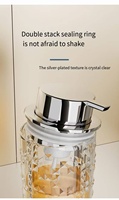 Bouteille de savon liquide pour les mains en plastique de 150 ml, flacon cosmétique pour shampoing, lotion, après-shampoing, flacons à pompe pour désinfectant pour les mains