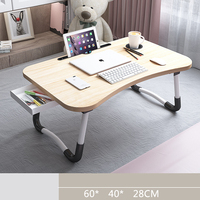 Moderne conception ergonomique simple pliable multifonctionnel bureau d'ordinateur portable sur le lit Collège dortoir des étudiants bureau d'ordinateur de bureau