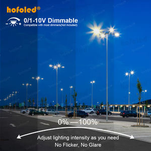 Iluminación para Estadios, Atenuación 0/1-10V, Lámparas de Aluminio para Jardín, Carretera, Autopista, con Fotocélula de Encendido/Apagado Automático - Product Image 4