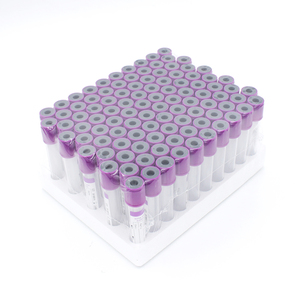 Tubo médico desechable <span class=keywords><strong>EDTA</strong></span> K2 <span class=keywords><strong>K3</strong></span> Tubo de extracción de sangre al vacío de PET o vidrio - Product Image 6