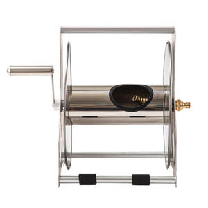 Support de rangement portable pour tuyau <span class=keywords><strong>d</strong></span>'<span class=keywords><strong>arrosage</strong></span> de fleurs, de lavage de voiture, en acier inoxydable/cuivre/alliage <span class=keywords><strong>d</strong></span>'aluminium, grande taille, utilisation à la ferme - Product Image 5