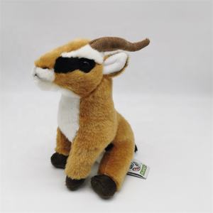 Juguete de antílope de peluche súper suave, simulación del Día de San Valentín, mascota de <span class=keywords><strong>Animal</strong></span> <span class=keywords><strong>salvaje</strong></span>, <span class=keywords><strong>Animal</strong></span> de peluche relleno de algodón PP - Product Image 1