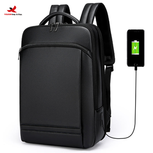 RTS Bulk Mixed Order Popular Waterproof Geometric PU <b>Laptop</b> <b>Backpack</b> with USB Port Polyester Lining Large Capacity Travel Bag - Product Image 2