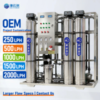 Sistem Air RO Reverse Osmosis 5000ppm 1000LPH dengan Filter Karbon dan Pelembut untuk Pasokan Air Proses Industri