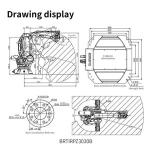 Brazo Robótico de Carga y Descarga con Alcance de 2950 mm y Capacidad de Manipulación de 300 kg, Brazo Robótico para Paletización, Desempaquetado y Estampado - Product Image 2