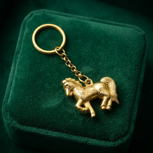Porte-clés en laiton léger fait main mignon - Product Image 3