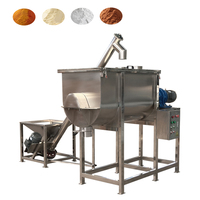 Mélangeur à ruban à prix d'usine, mélangeur de poudre en forme de U, double mélangeur horizontal pour aliments pour animaux et céréales