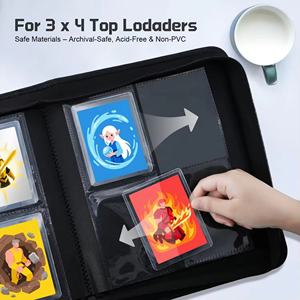 Classeur de cartes en PU imperméable à 4 pochettes, idéal pour la collection de cartes - Offre Spéciale - Product Image 5