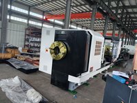 QK1333 Vollautomatische CNC-Flachbett-Drehmaschine für die Ölindustrie mit großem Spindelbohrungsdurchmesser von 610 mm, Schwingüberlauf 610 mm, GSK-Steuerung, Hochleistung, 380V