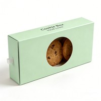 Boîte d'emballage de biscuits écologique avec logo personnalisé, boîte à bento, boîte à sushi, boîte à brownie, boîte à biscuits en papier, boîte à chocolat de luxe avec tiroir coulissant, boîte cadeau