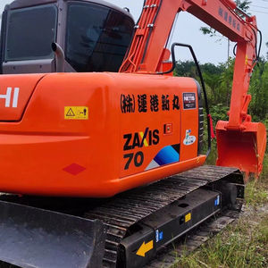 Excavatrice japonaise Hitachi ZX70, petite excavatrice de 7 tonnes, excavatrice sur chenilles Hitachi pour l'agriculture et la foresterie - Product Image 1