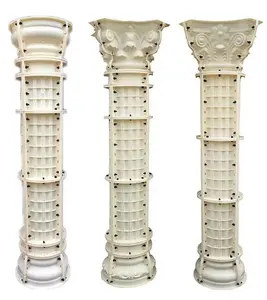 Molde de coluna de pilar romano de plástico para concreto
