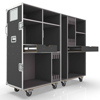 CAISSE DE ROUTE PERSONNALISÉE EN USINE X-BASON POUR KIT DE TAMBOUR RED ROCK
