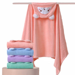 Écologique velours bébé et enfants <span class=keywords><strong>serviette</strong></span> à capuche <span class=keywords><strong>serviette</strong></span> de <span class=keywords><strong>bain</strong></span> pour enfants nouveau-né wrap <span class=keywords><strong>serviette</strong></span> de <span class=keywords><strong>bain</strong></span> épais dessin animé absorbant poncho - Product Image 1