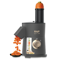 Coupe-légumes électrique RAF R.8804 700W multifonction 8 en 1, robot culinaire à grande ouverture, coupe rapide, détachable, facile à nettoyer