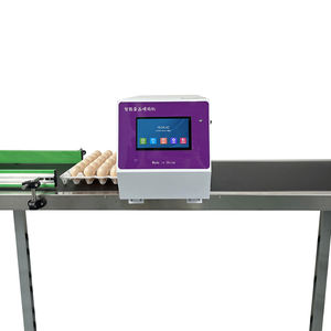 6 Druckköpfe Industrielles Eiermarkierungssystem mit Motor Automatischer Variabler Datendruck Touchscreen 50000 Eier/Stunde - Product Image 3